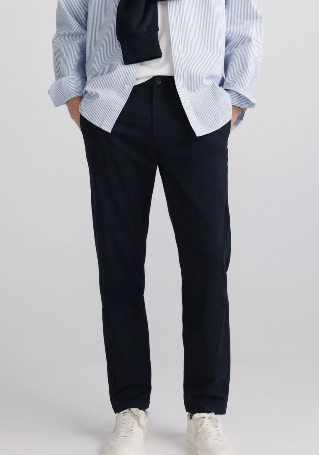 Slim Fit Basic Chino - Blue