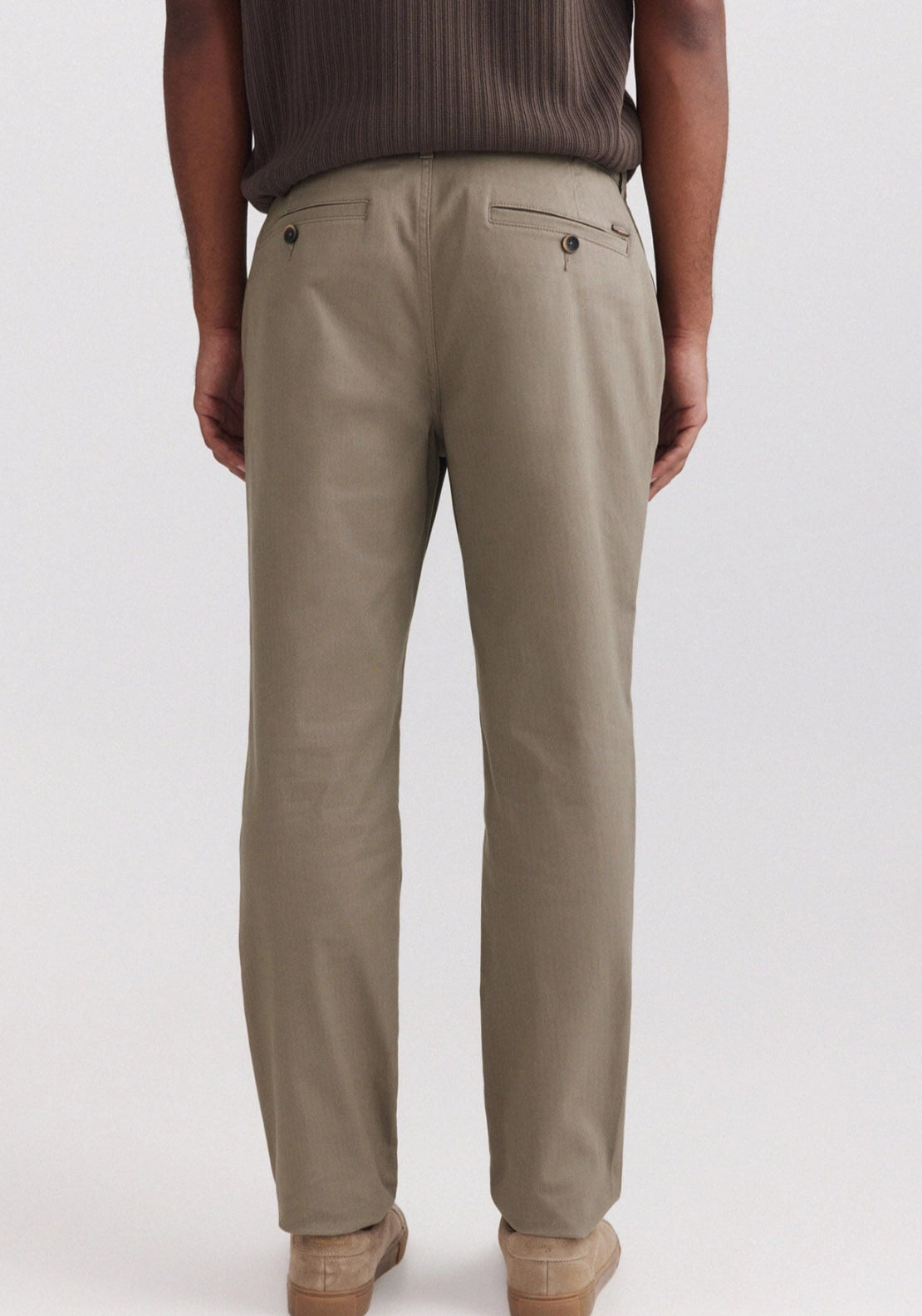 Slim Fit Structure Chino - Beige
