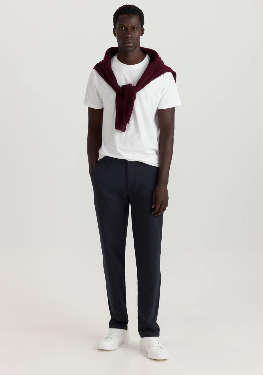 Slim Knit Chino - Blue