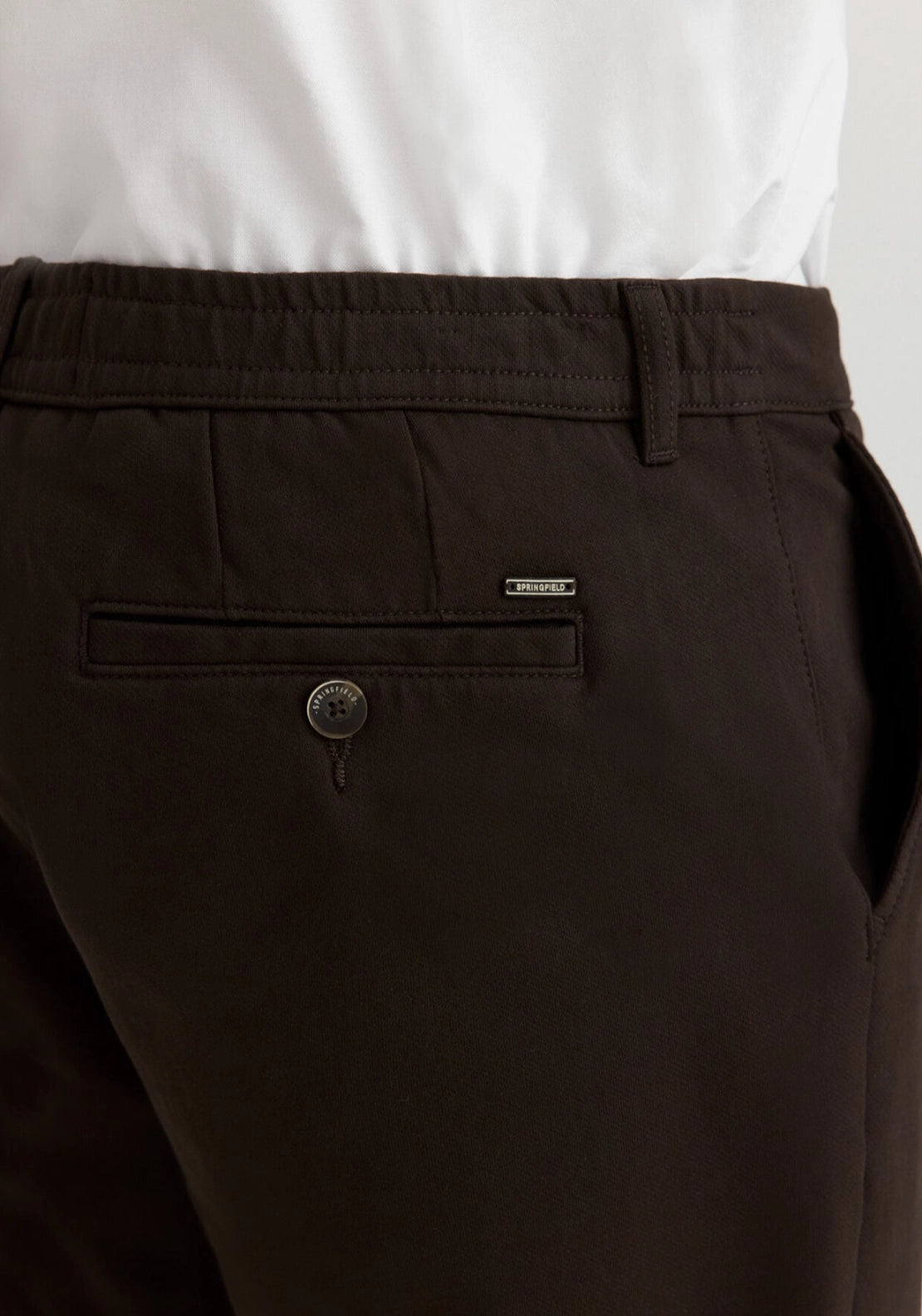 Slim Knit Chino - Brown