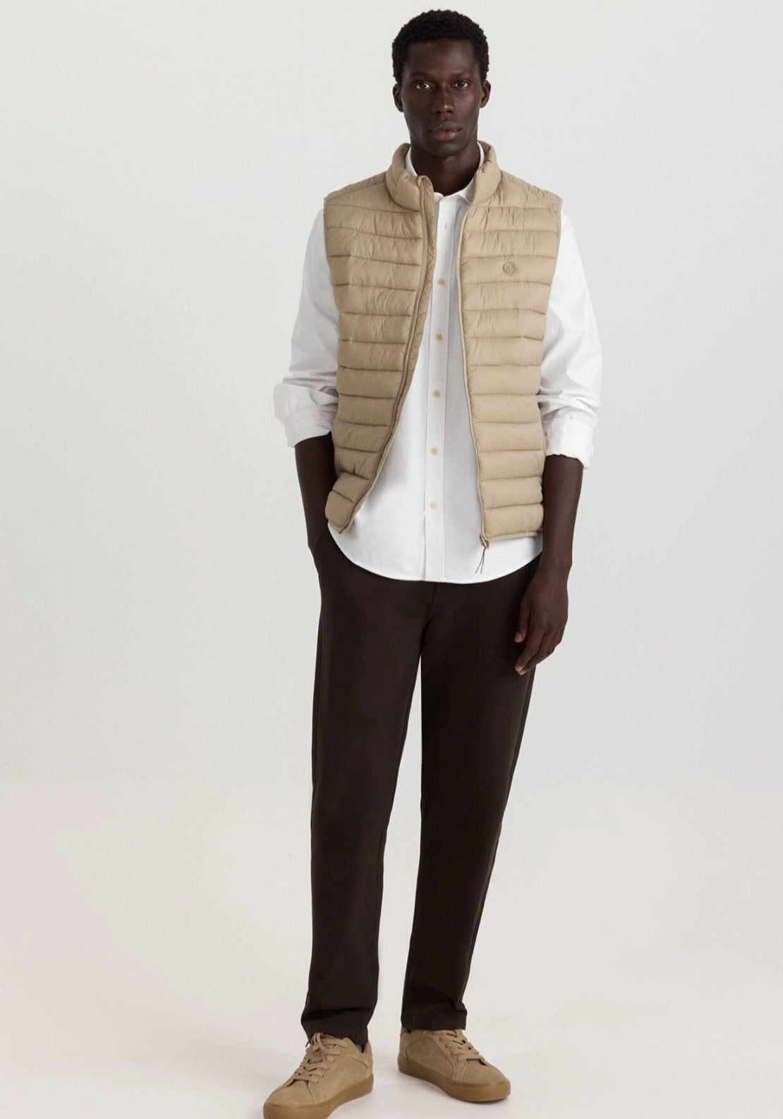 Slim Knit Chino - Brown