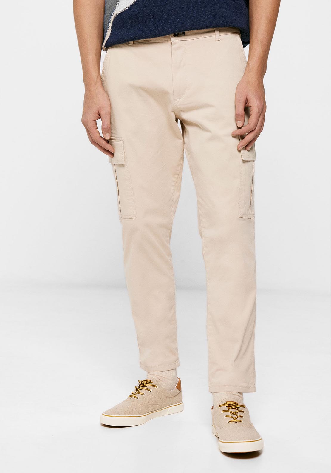 Springfield Cargo trousers - White 2 Shaws Department Stores