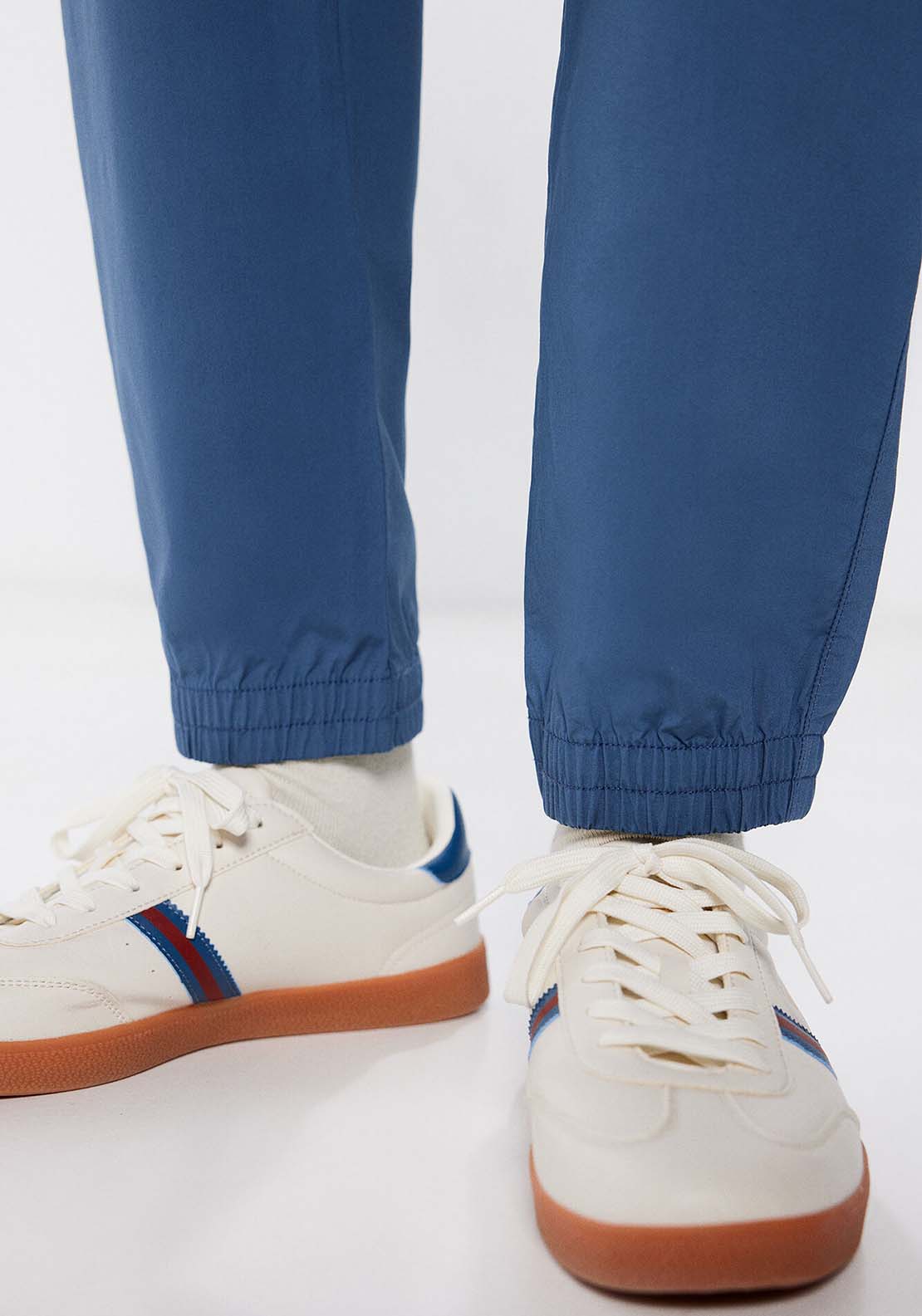 Springfield Lightweight cargo trousers - Blue 2 Shaws Department Stores