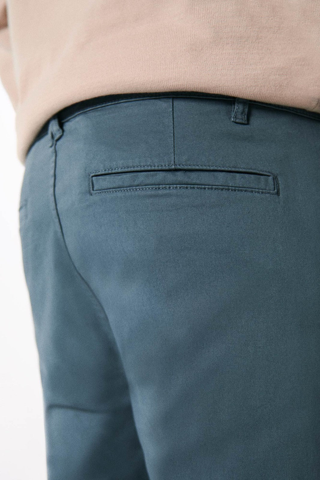 Springfield Skinny fit chinos pants - Blue 4 Shaws Department Stores