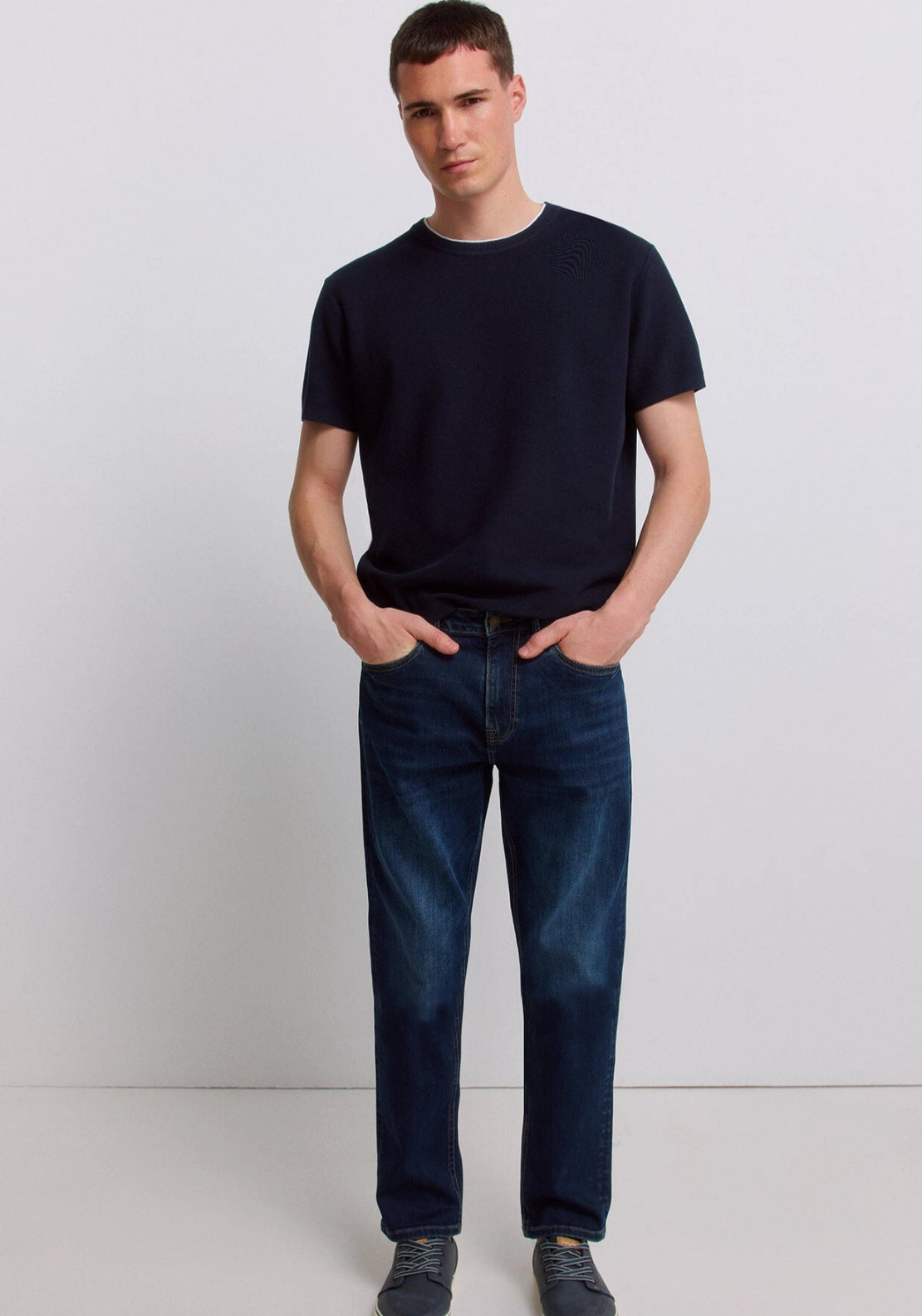 Slim Fit Lightweight Jeans - Blue