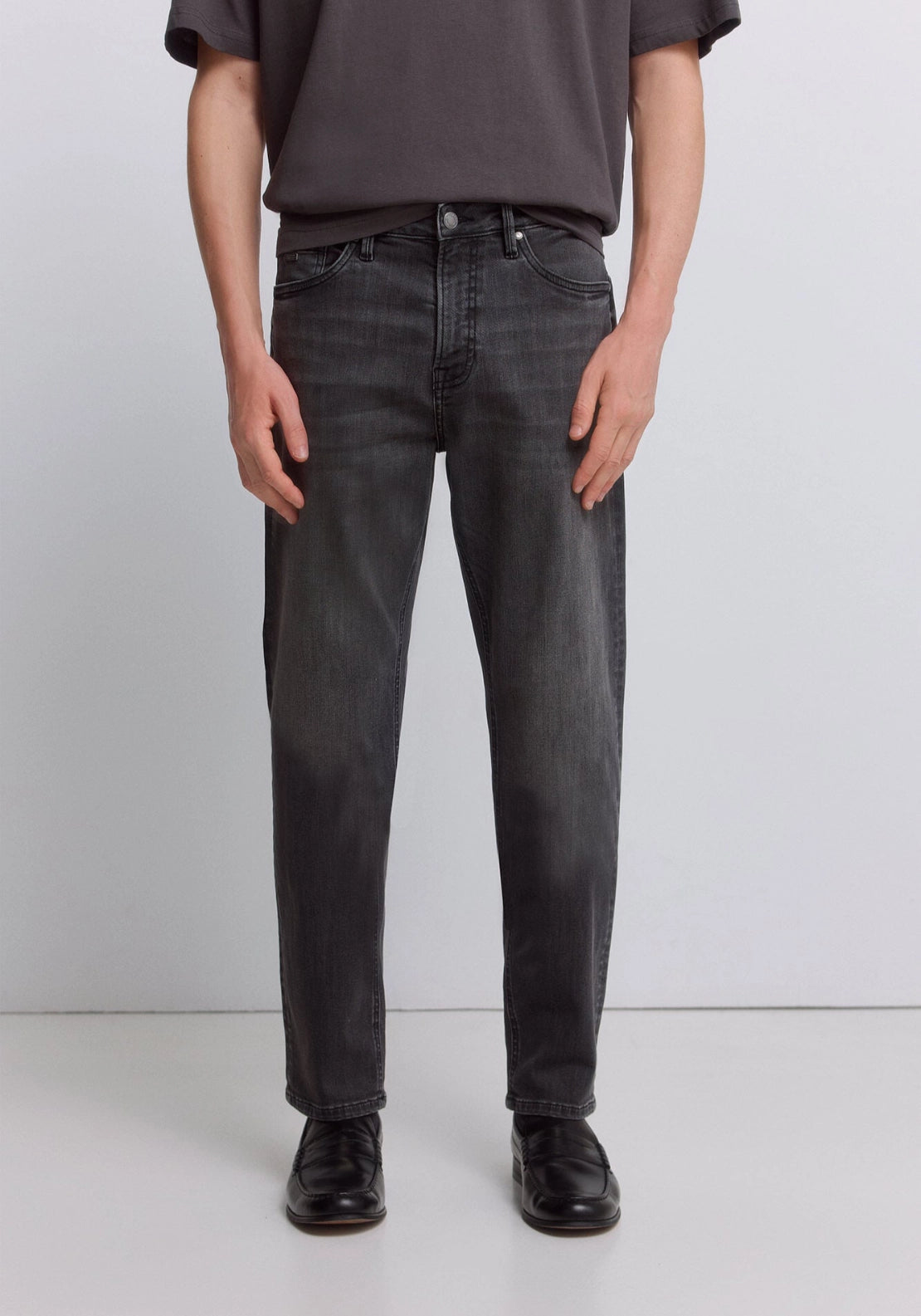 Slim Fit Lightweight Jeans - Grey