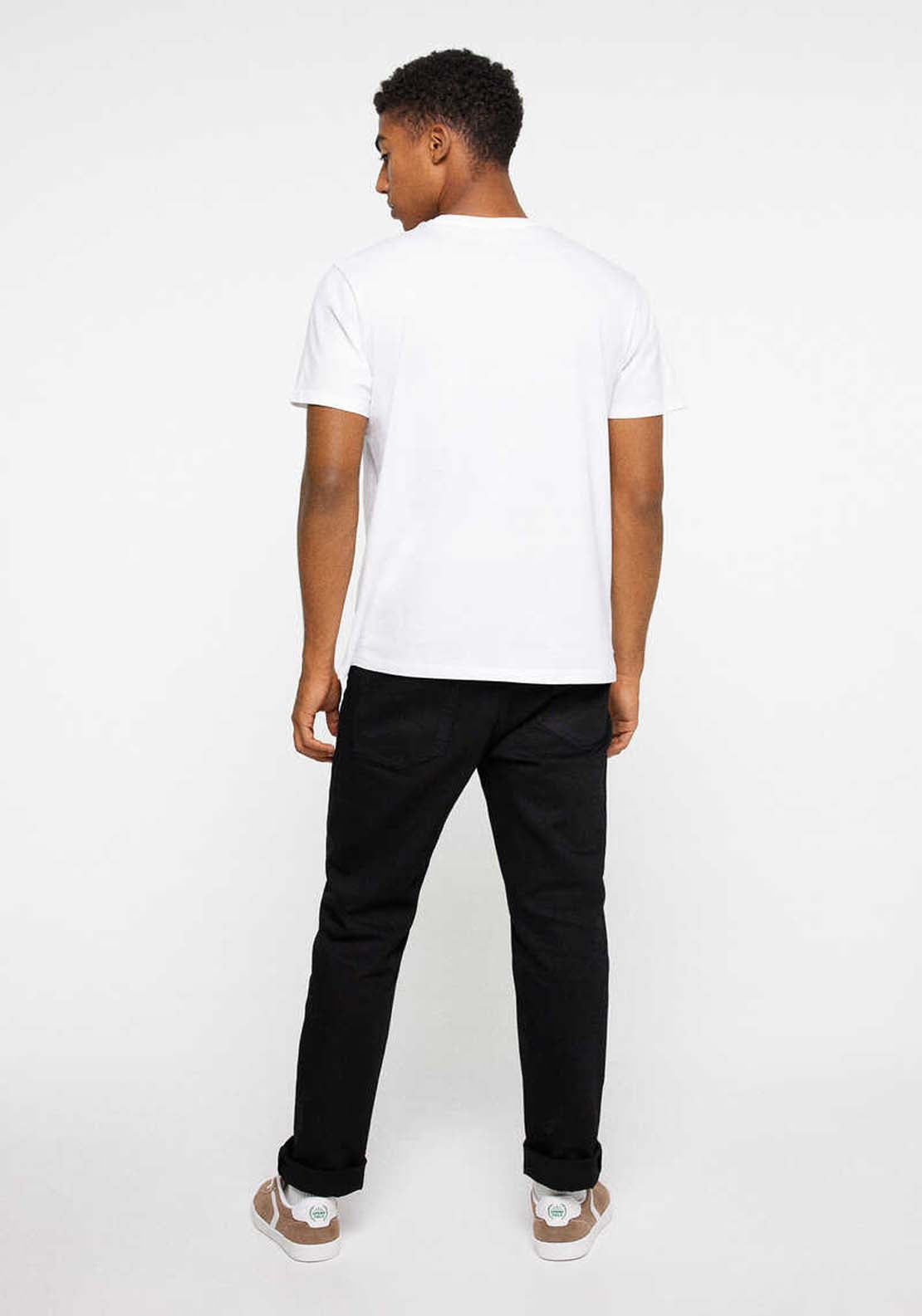Springfield Washed black regular fit jeans - Black 6 Shaws Department Stores