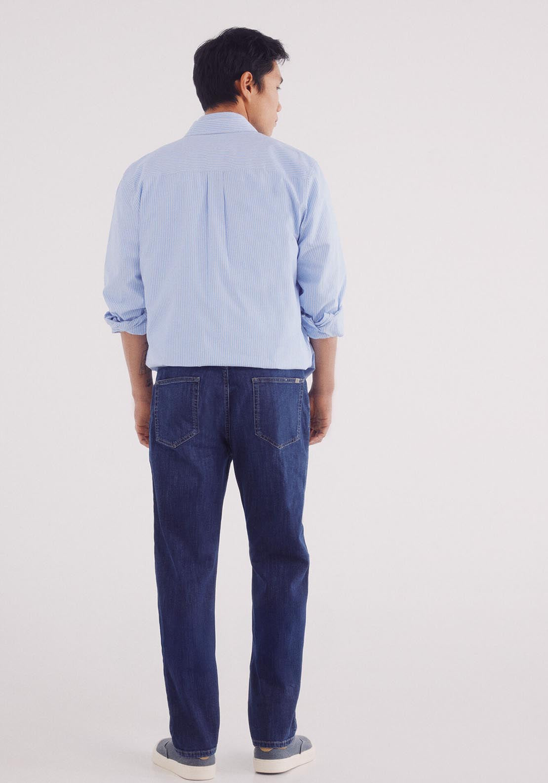 Springfield Ultralight Slim Fit Jeans - Blue 4 Shaws Department Stores