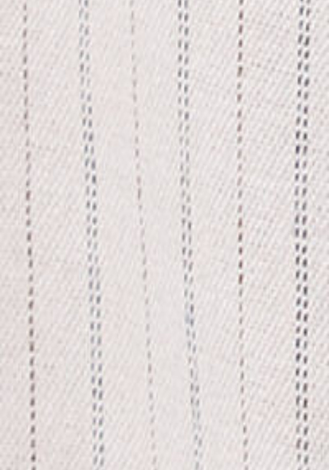 Linen Straight Trousers - White Print