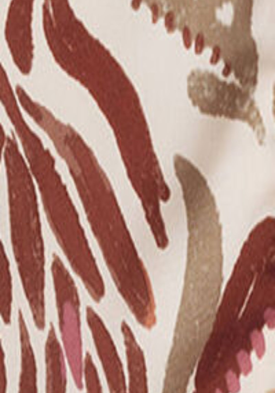 Side Split Printed Dress - Multicoloured