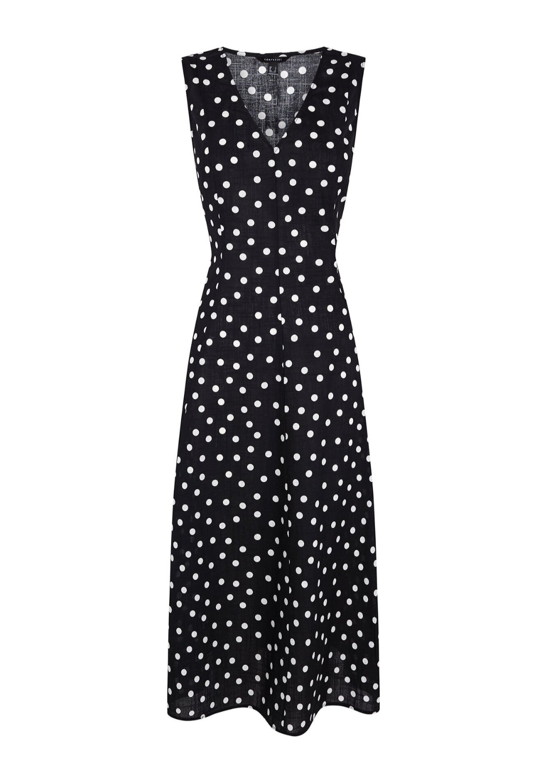 Cortefiel Print Dots Cotton Dress - Multicolour 5 Shaws Department Stores