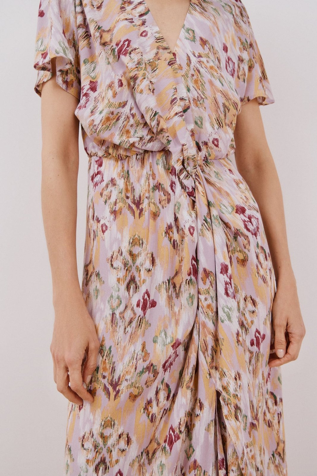 Cortefiel Long Sleeve Dress - Multicoloured 3 Shaws Department Stores