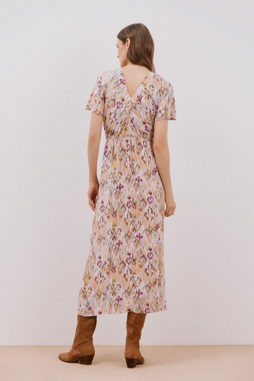 Cortefiel Long Sleeve Dress - Multicoloured 5 Shaws Department Stores