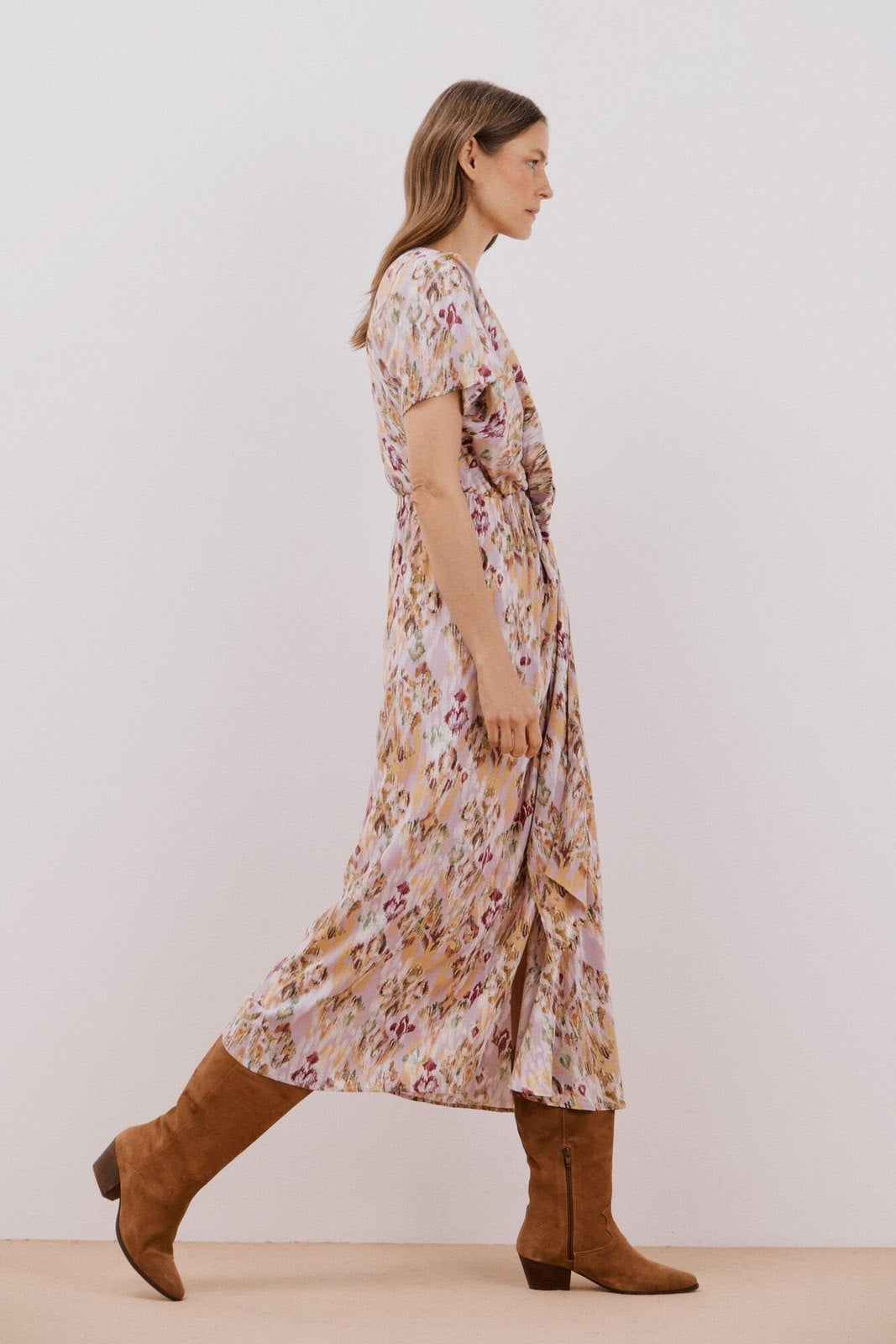 Cortefiel Long Sleeve Dress - Multicoloured 2 Shaws Department Stores