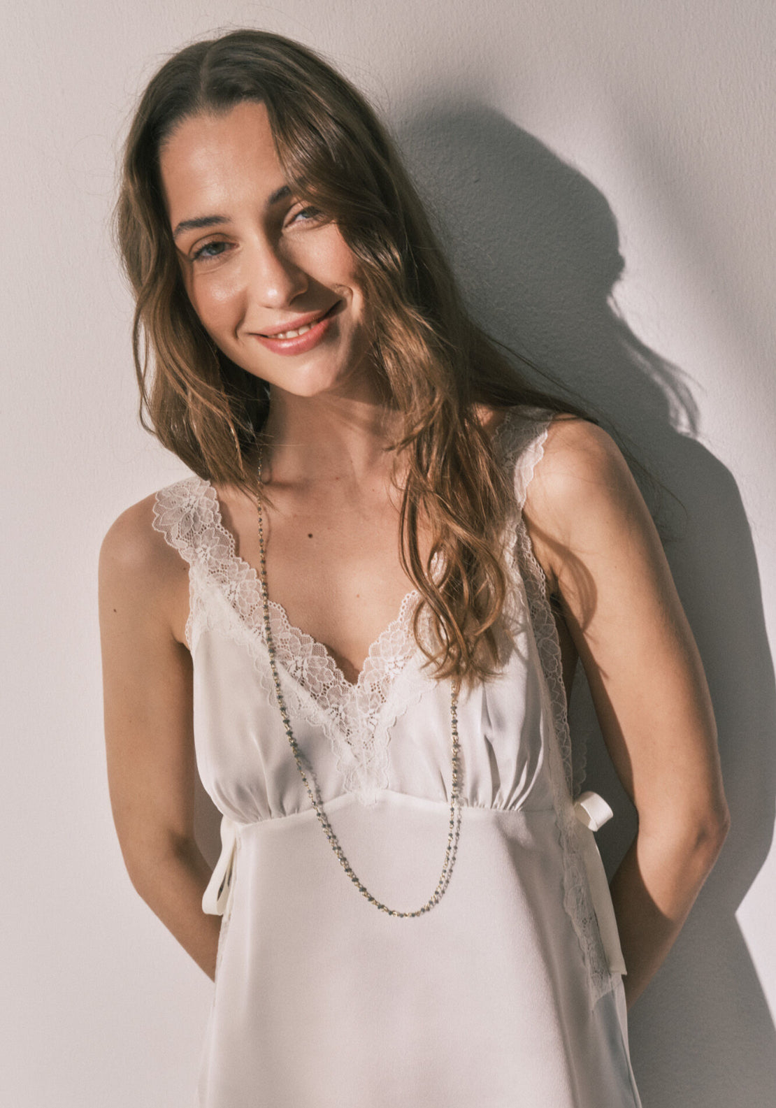 Satin Short Pyjamas - Ivory