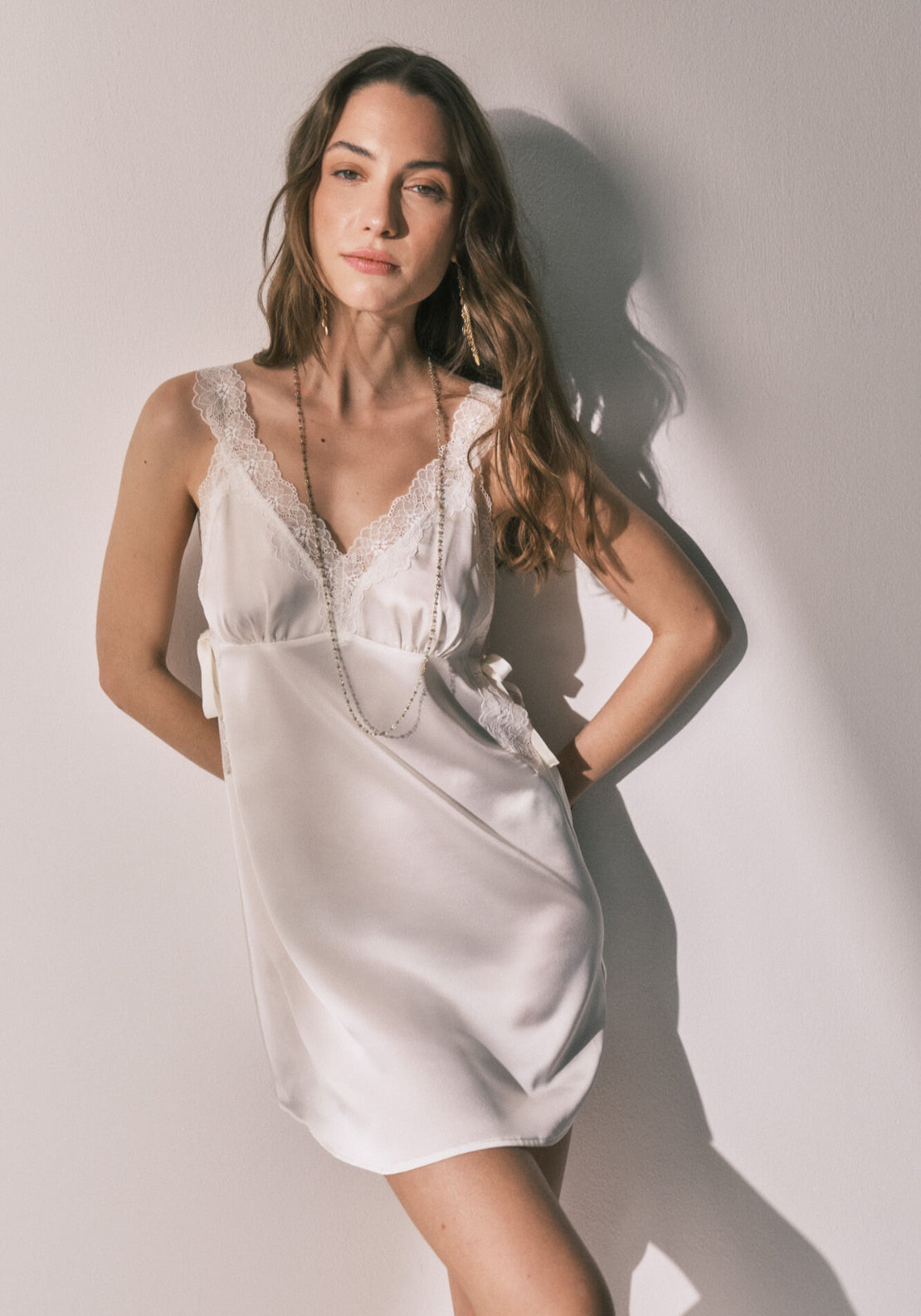 Satin Short Pyjamas - Ivory
