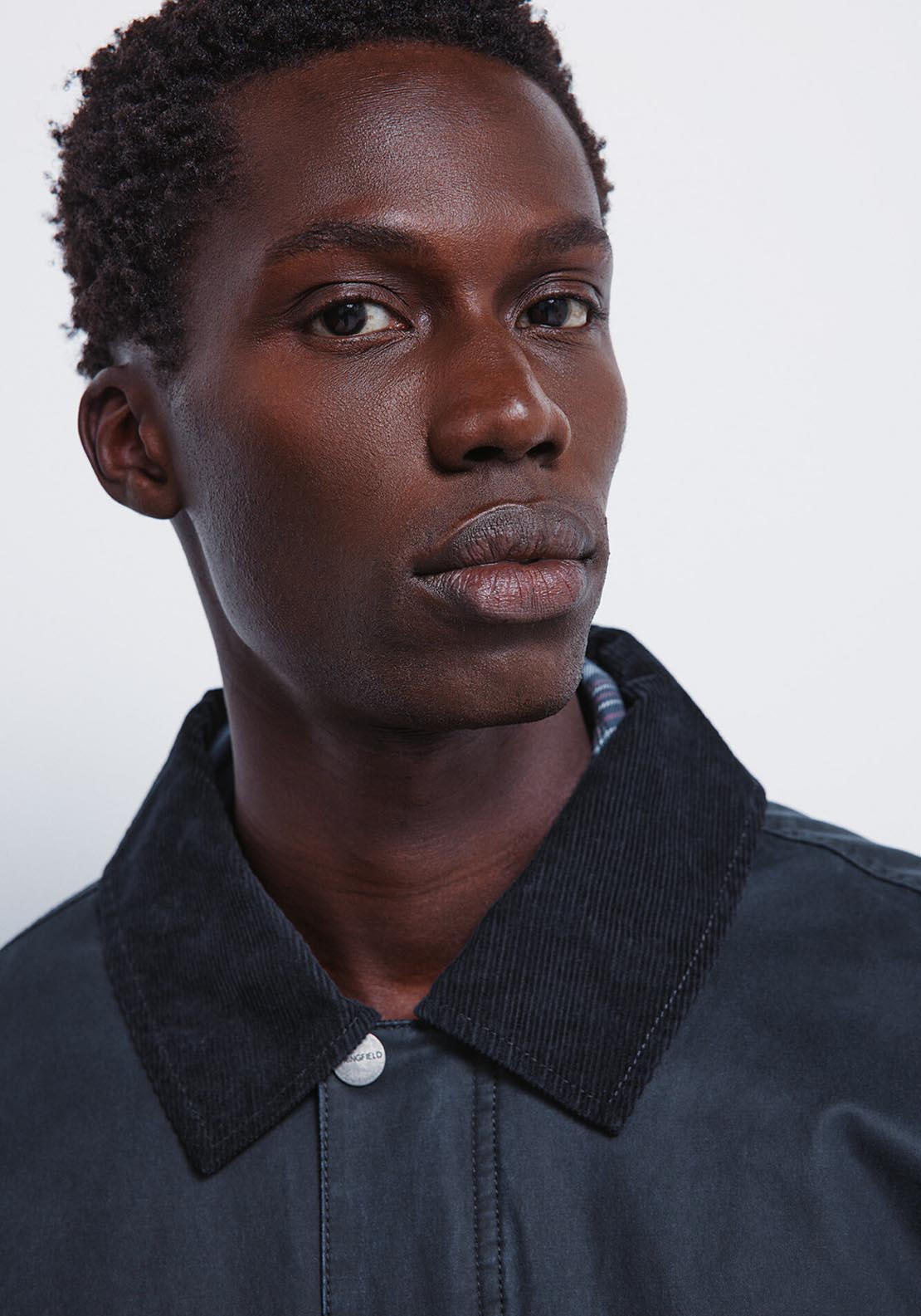 Waxed Parka - Blue