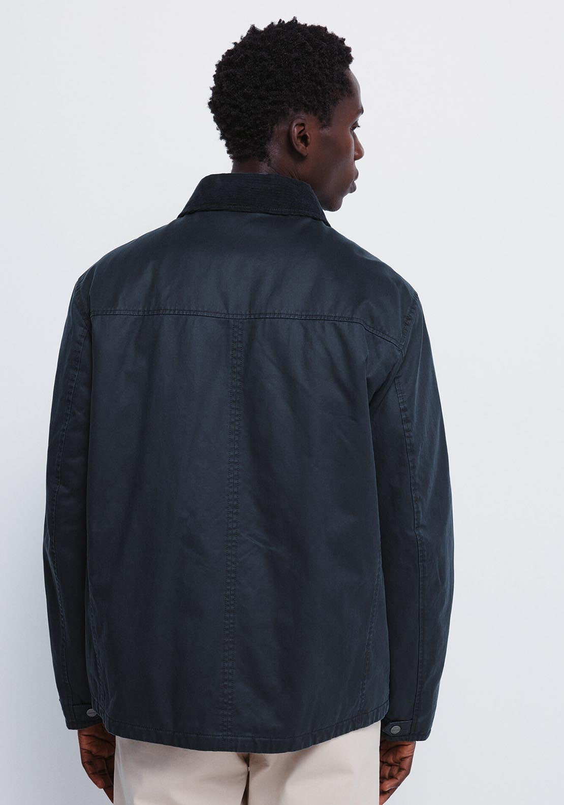 Waxed Parka - Blue