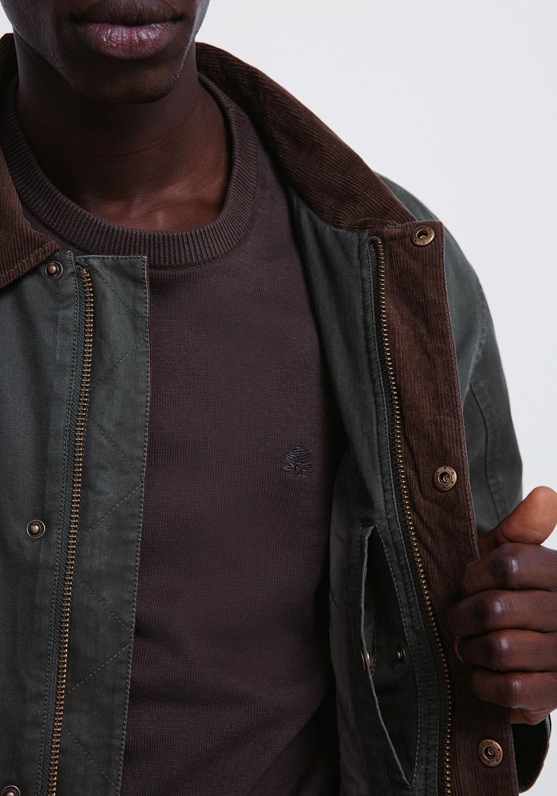 Waxed Parka - Medium Khaki