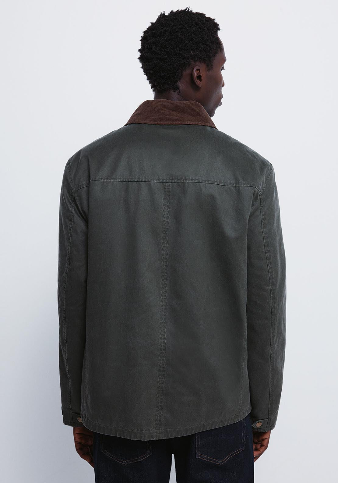 Waxed Parka - Medium Khaki