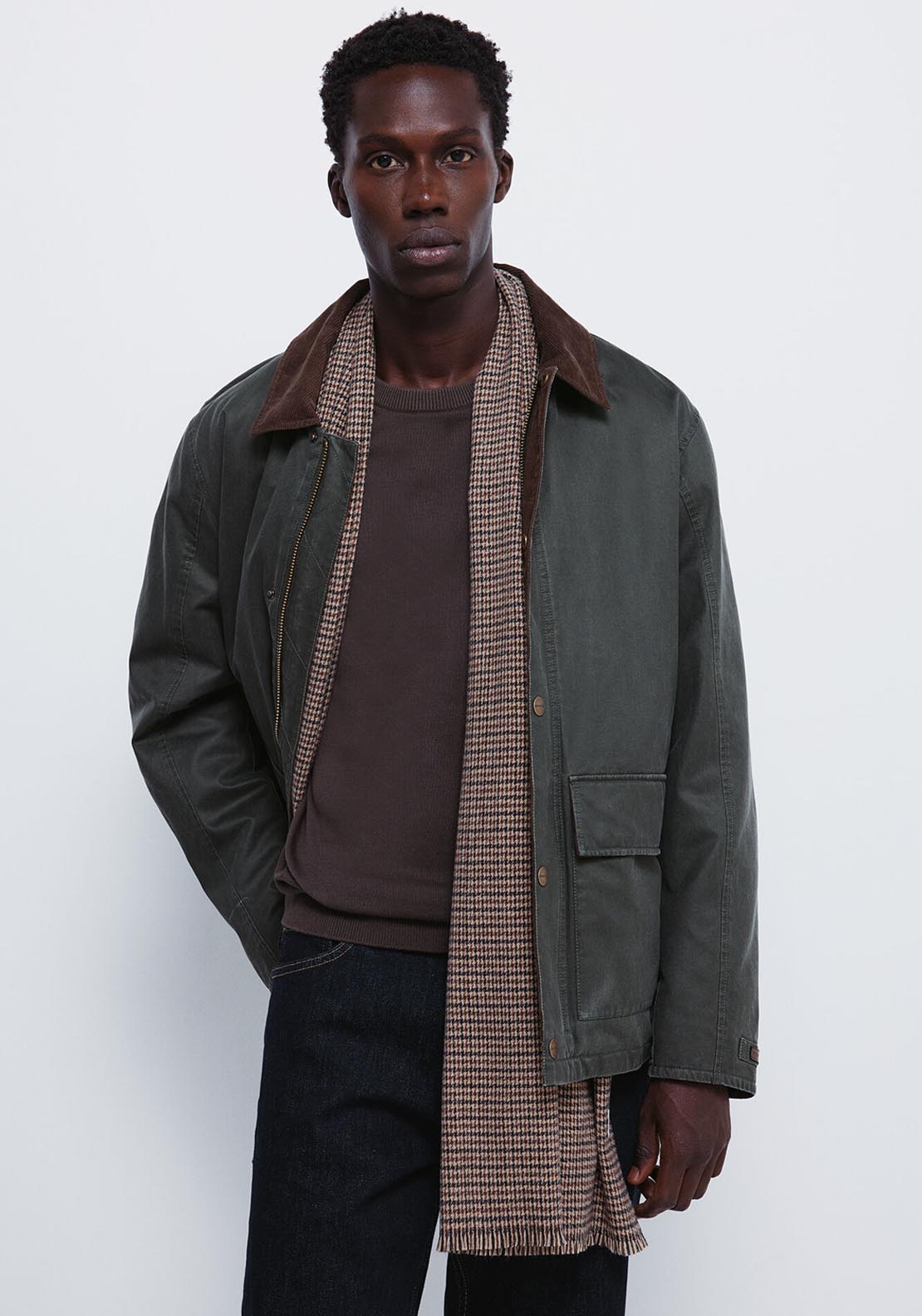 Waxed Parka - Medium Khaki