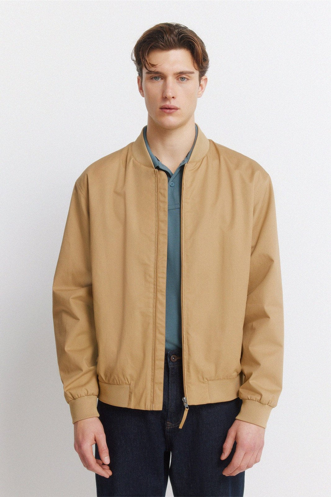 Lightweight Bomber - Beige/camel