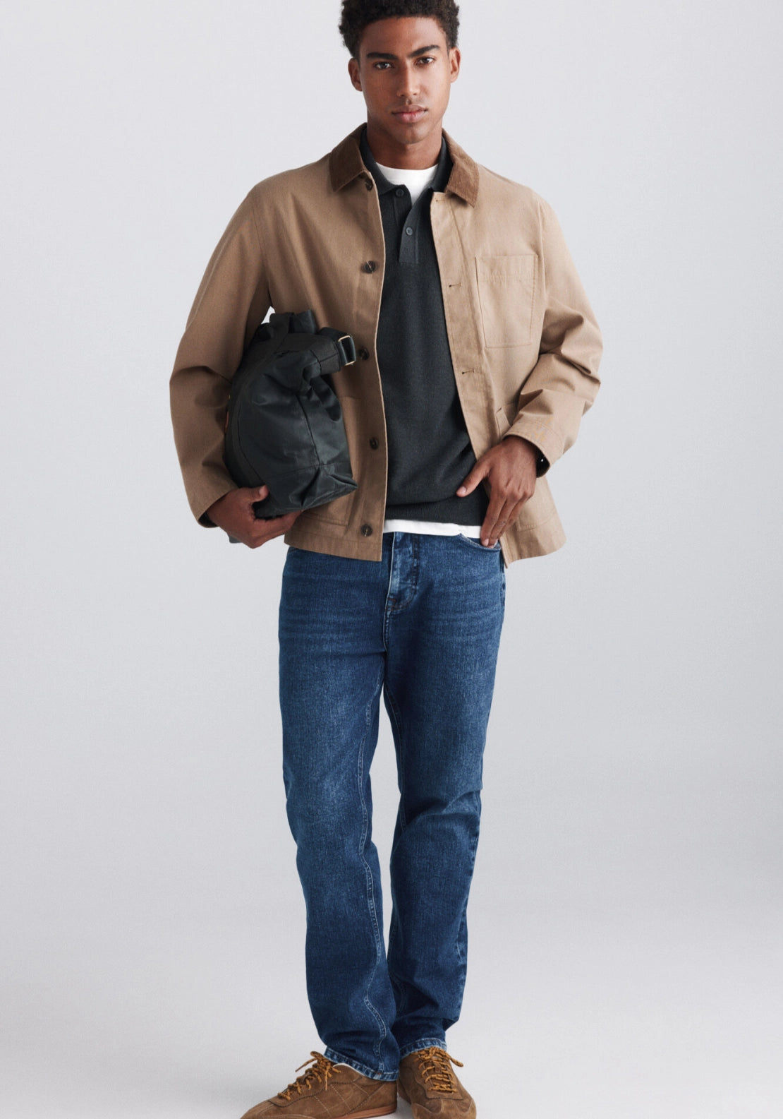 Versatile Overshirt - Beige/camel