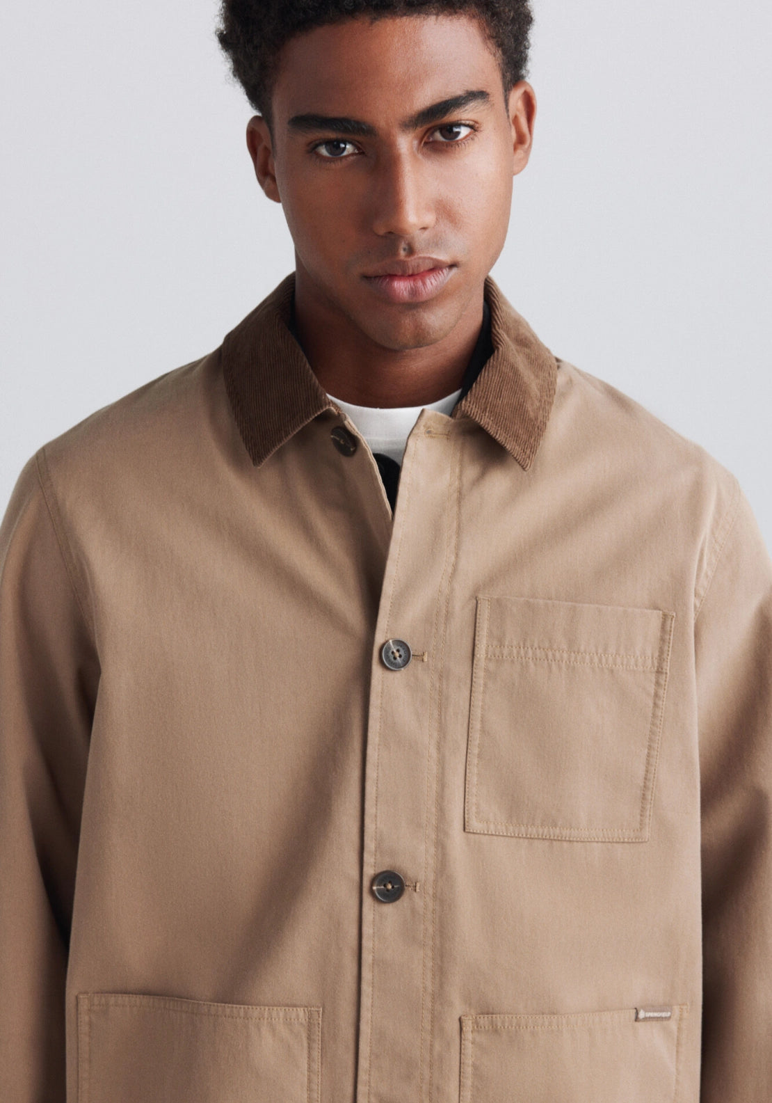 Versatile Overshirt - Beige/camel