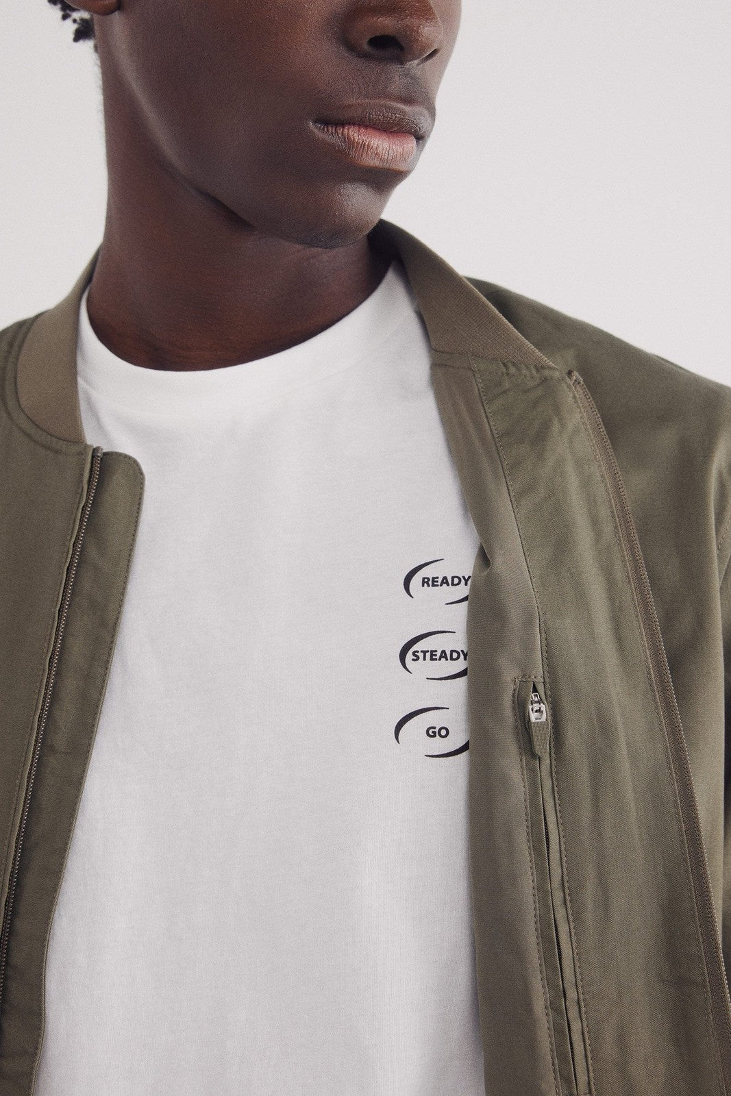 Springfield Light bomber - Green 4 Shaws Department Stores
