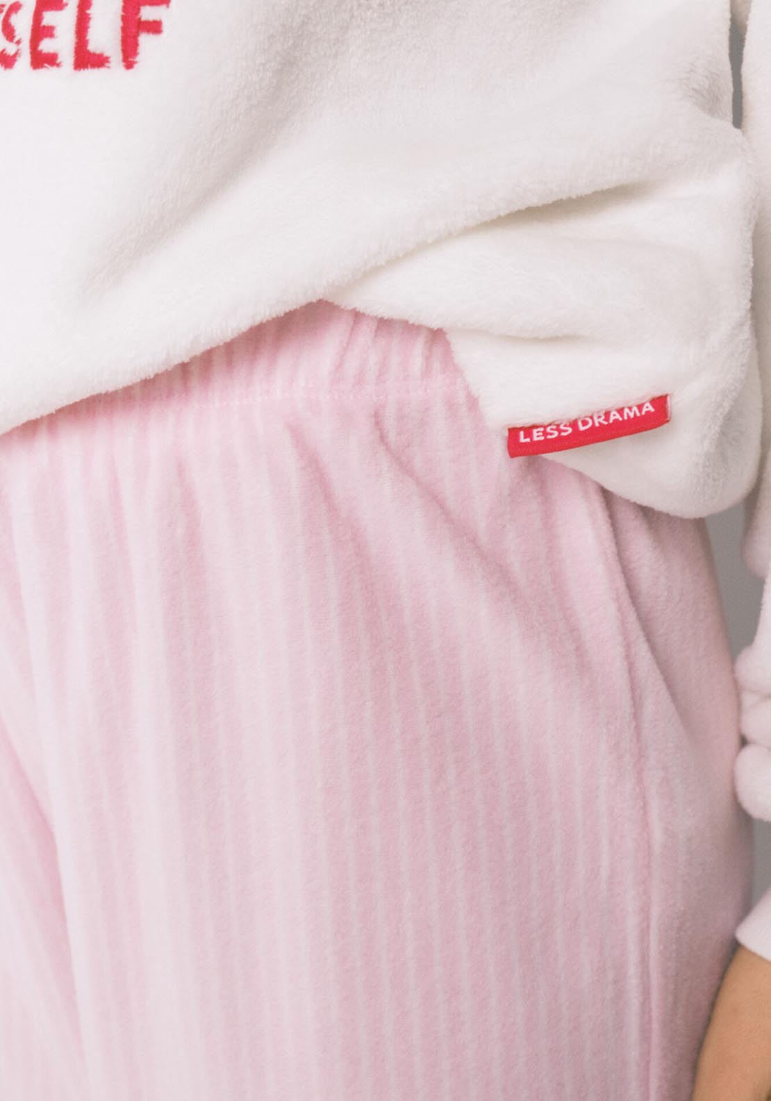 Fleece Long Pyjamas Snoopy - Ivory