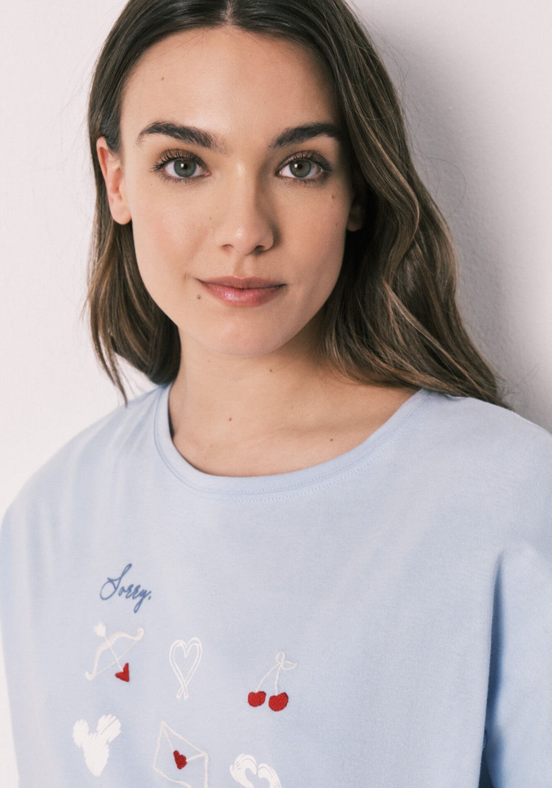 Long Sleeve Long Pant Pyjama - Blue