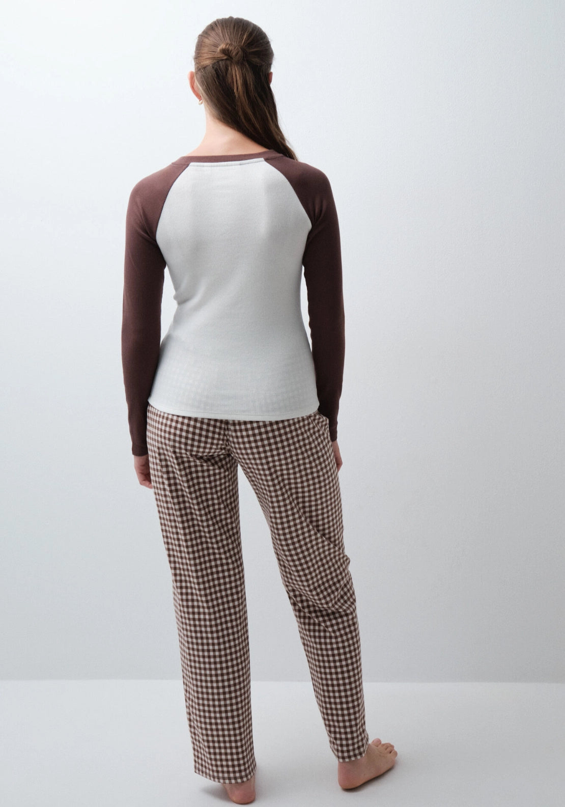 Winnie The Pooh Cotton Long Pyjamas - Brown
