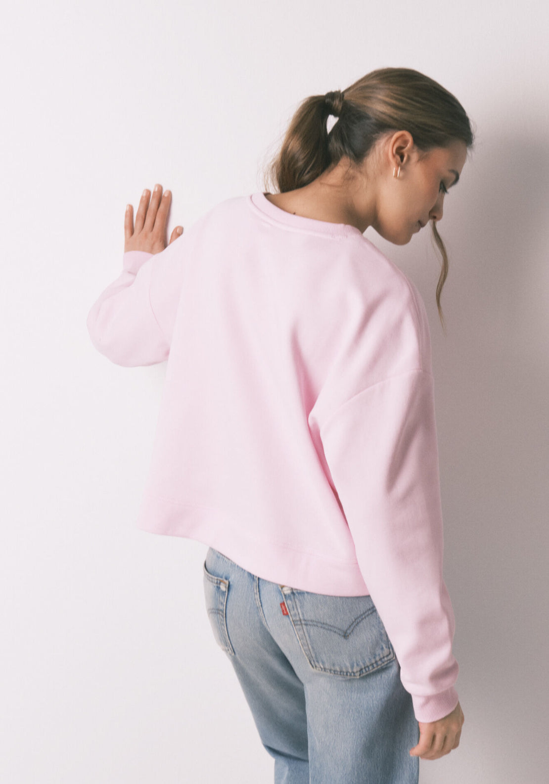 Cotton Sweatshirt - Pink