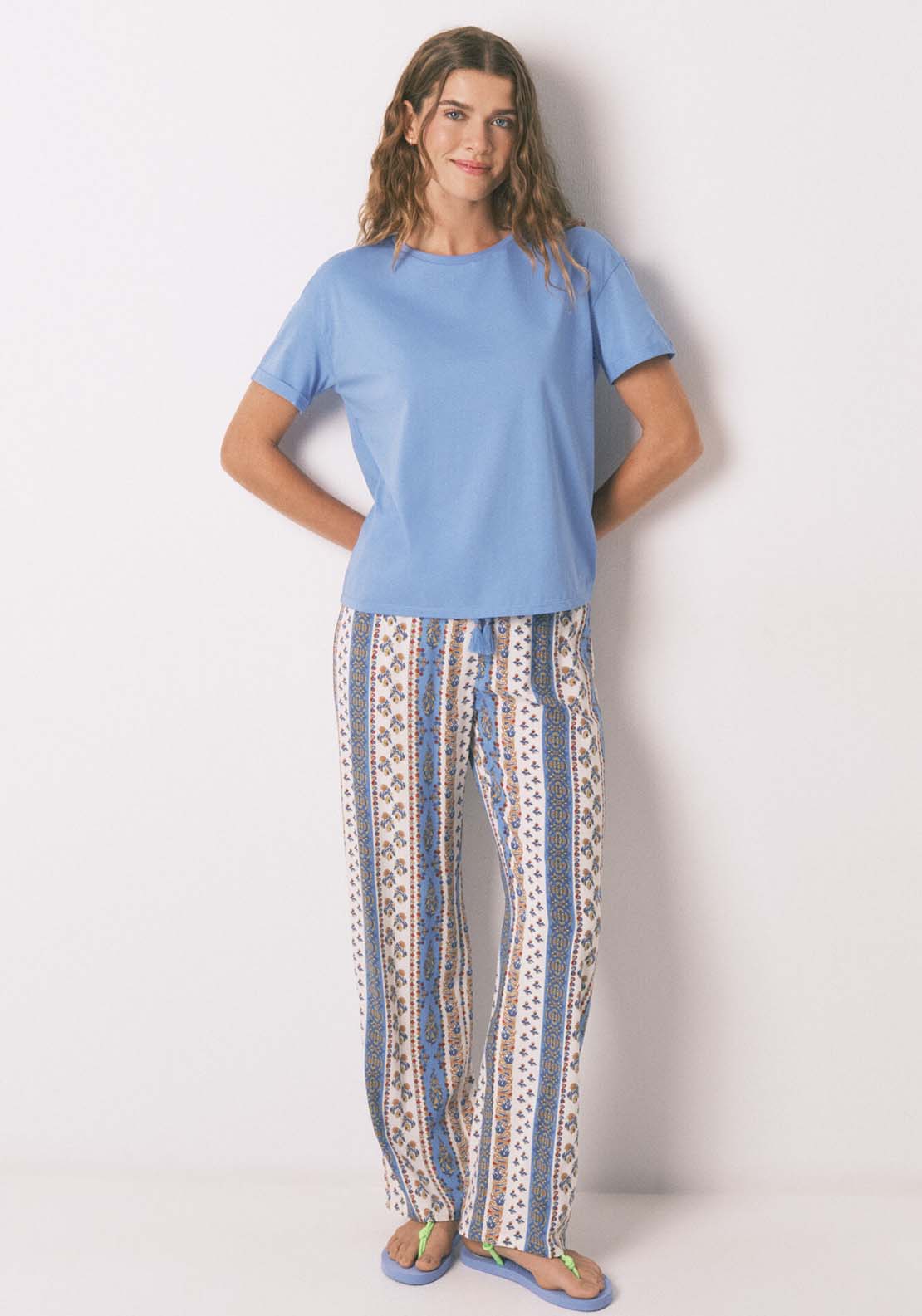 Short Sleeves T-Shirt - Blue