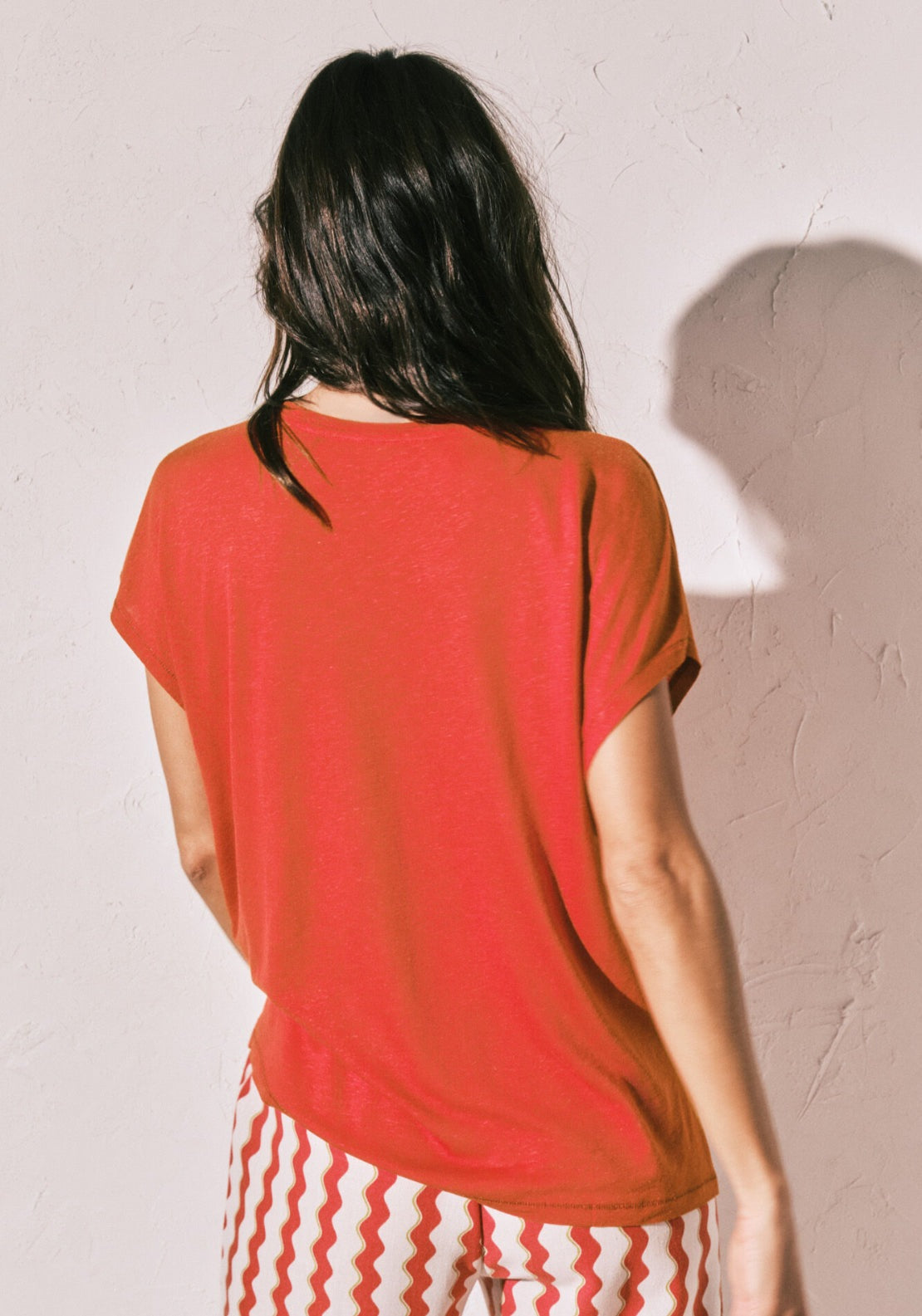 Short Sleeve T-Shirt - Coral