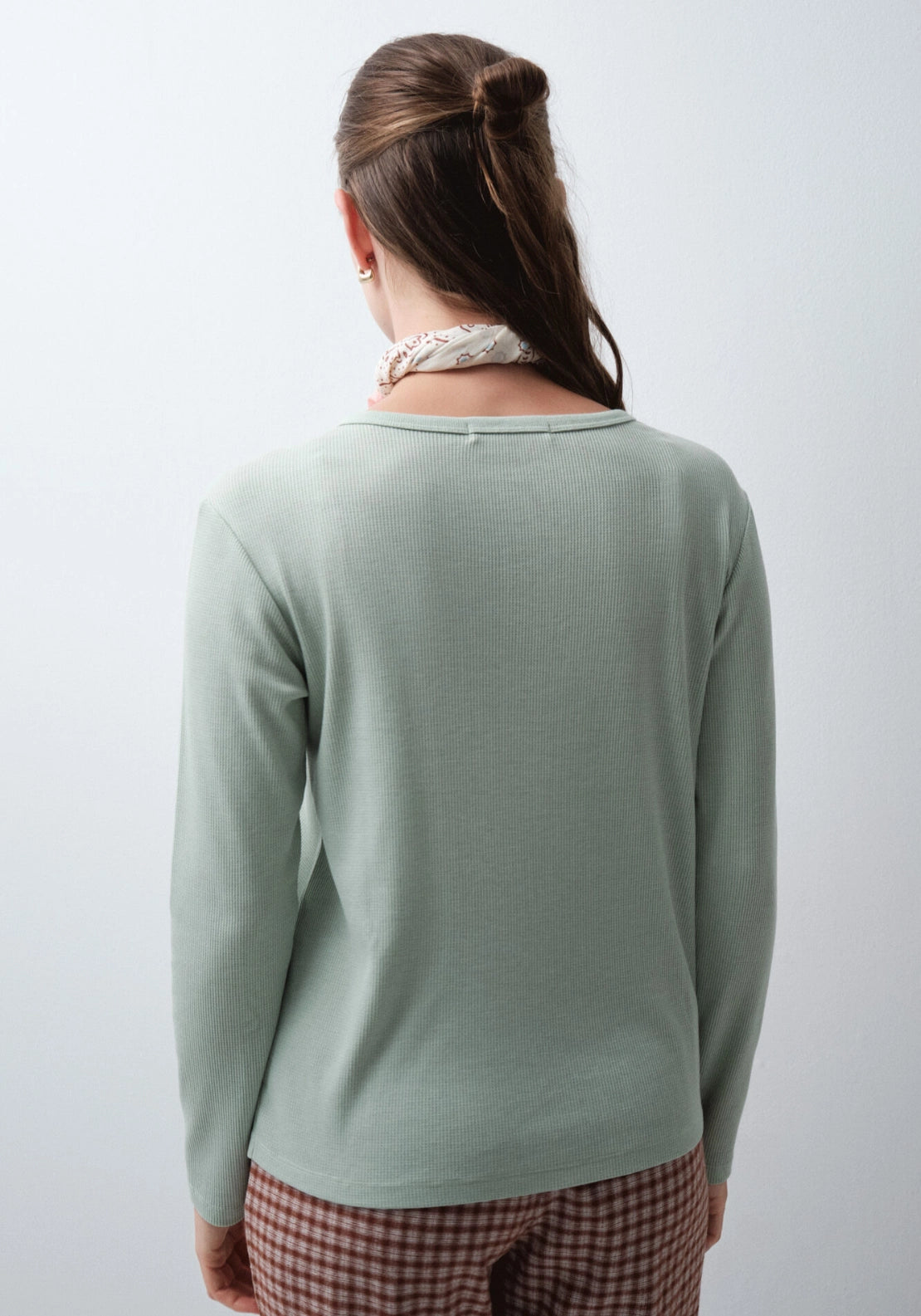 Aqua Long Sleeve T-Shirt - Green