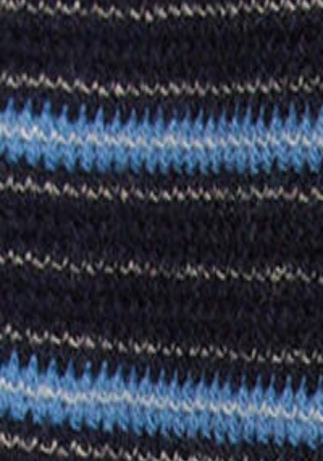 100% Cotton Pique Striped T-Shirt - Blue