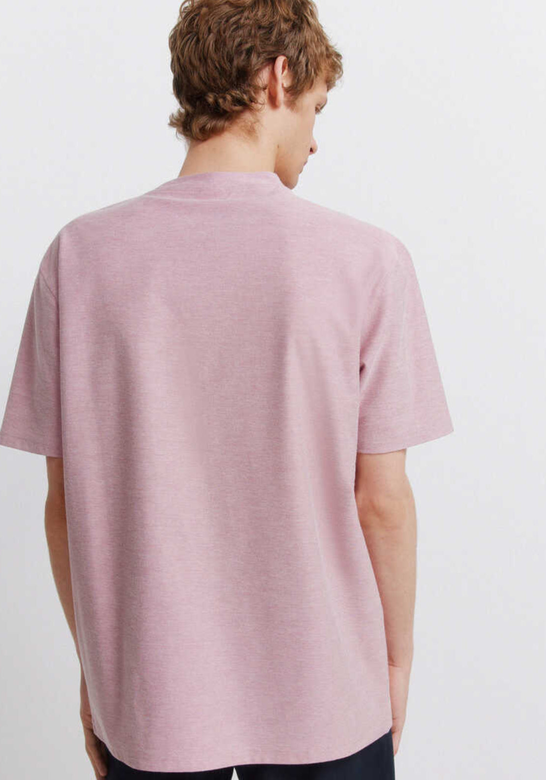 Springfield Oxford T-Shirt - Pink 2 Shaws Department Stores