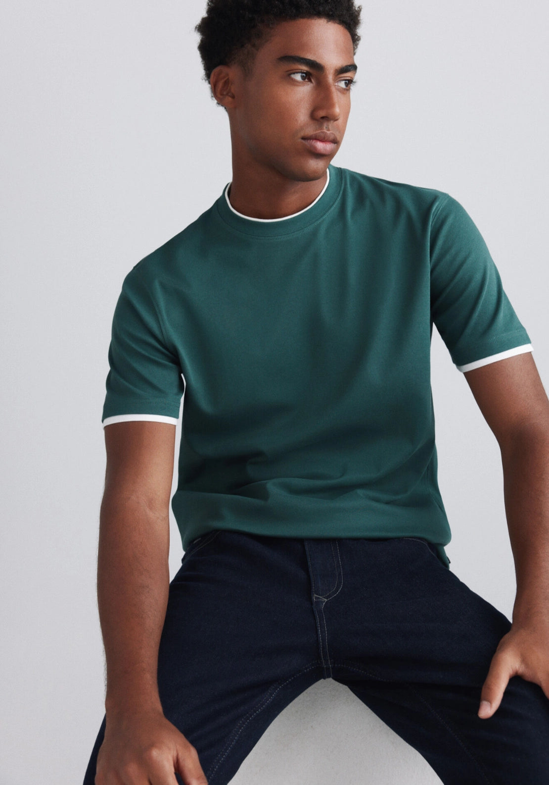 Double Interlock Tee - Bottle