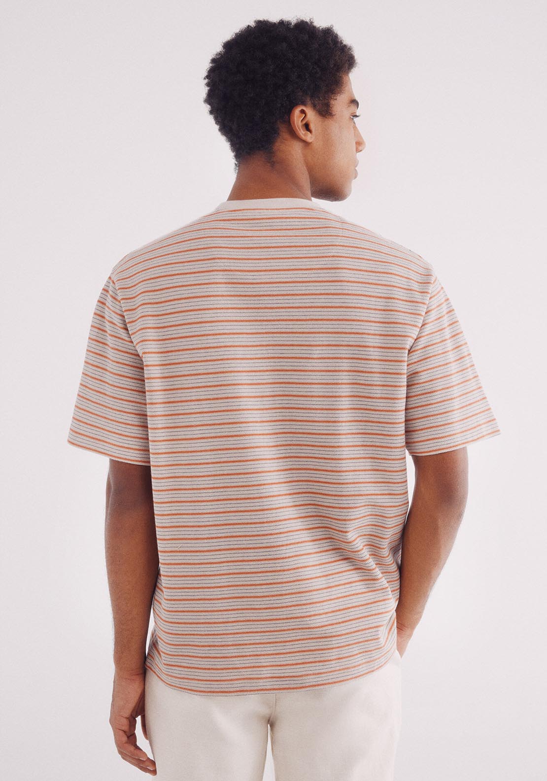 Springfield Stay Dreams Contrast T-Shirt - Orange 2 Shaws Department Stores
