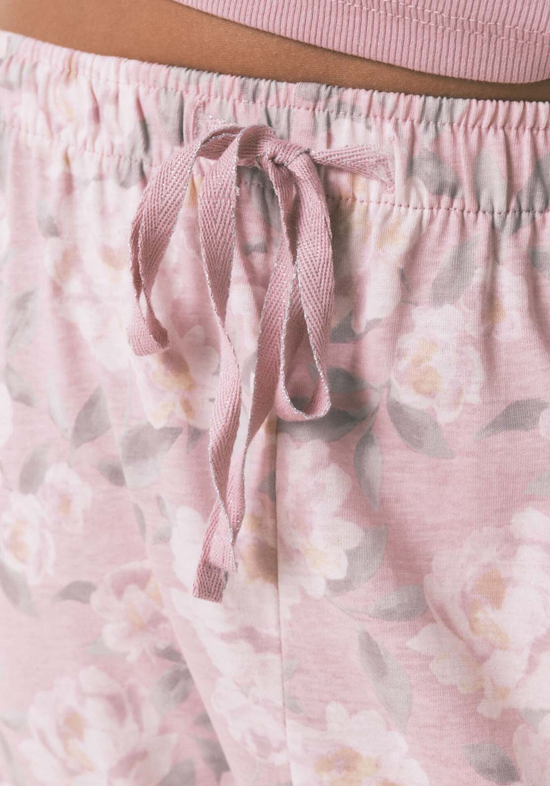 Long Sleeves Long Pant Pyjama - Pink