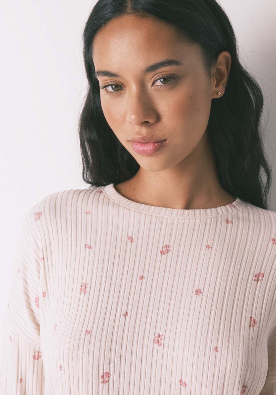 Long Sleeves Long Pant Pyjama - Pink