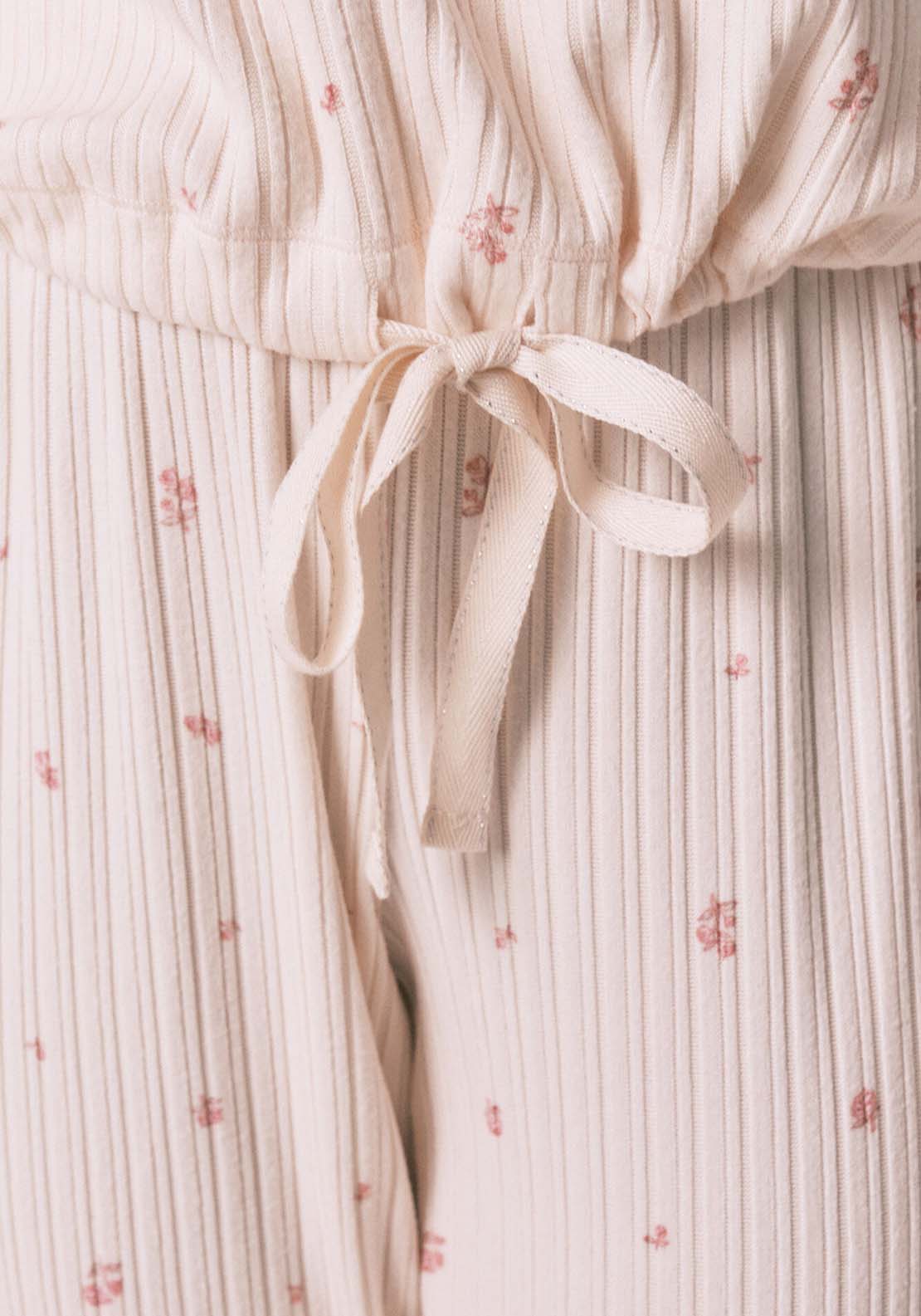 Long Sleeves Long Pant Pyjama - Pink