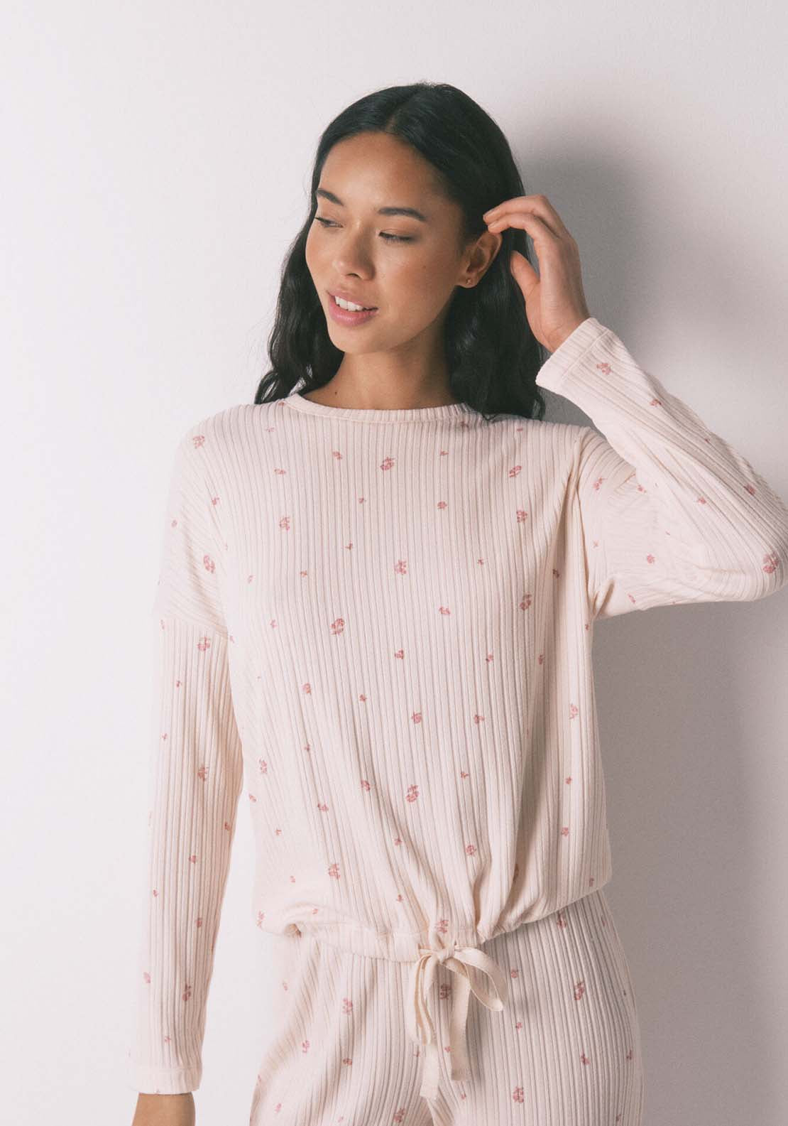 Long Sleeves Long Pant Pyjama - Pink