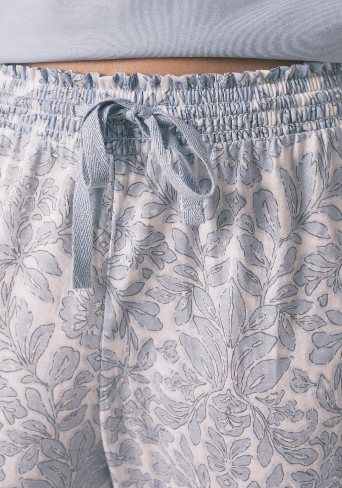 Womensecret Long Sleeves Long Pant Pyjama - Blue 5 Shaws Department Stores