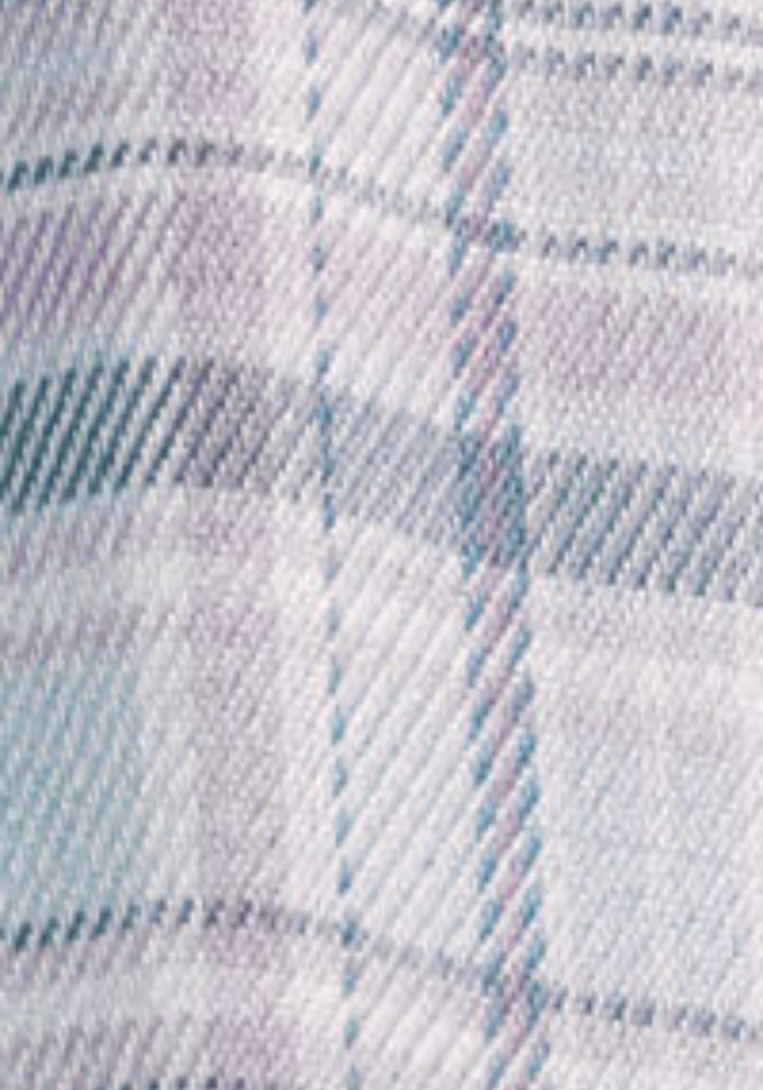 100% Cotton Plaid Pyjamas - Blue