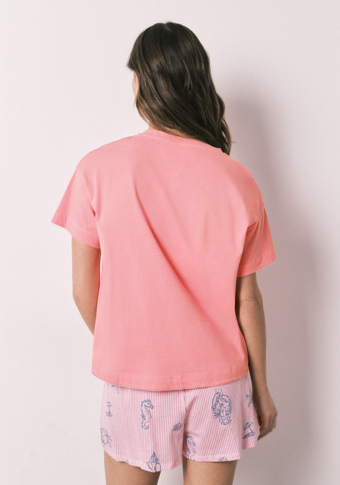 Cotton Short Pyjamas - Pink