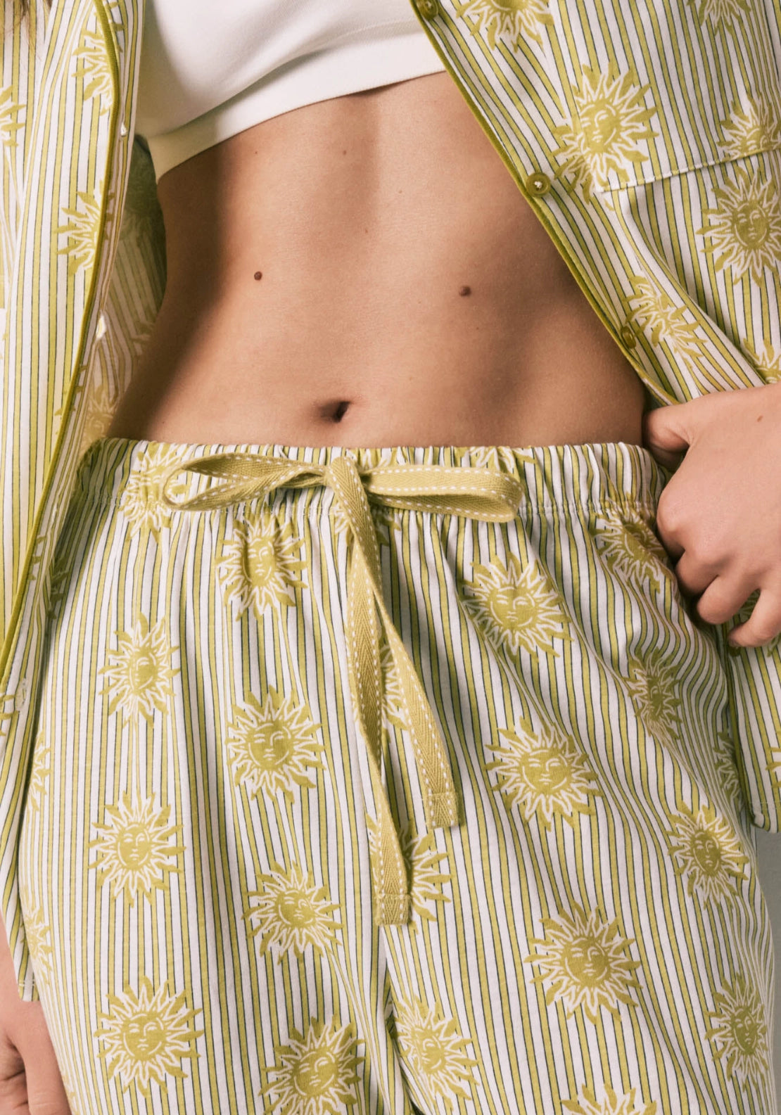 Classic Cotton Pyjama Set - Green