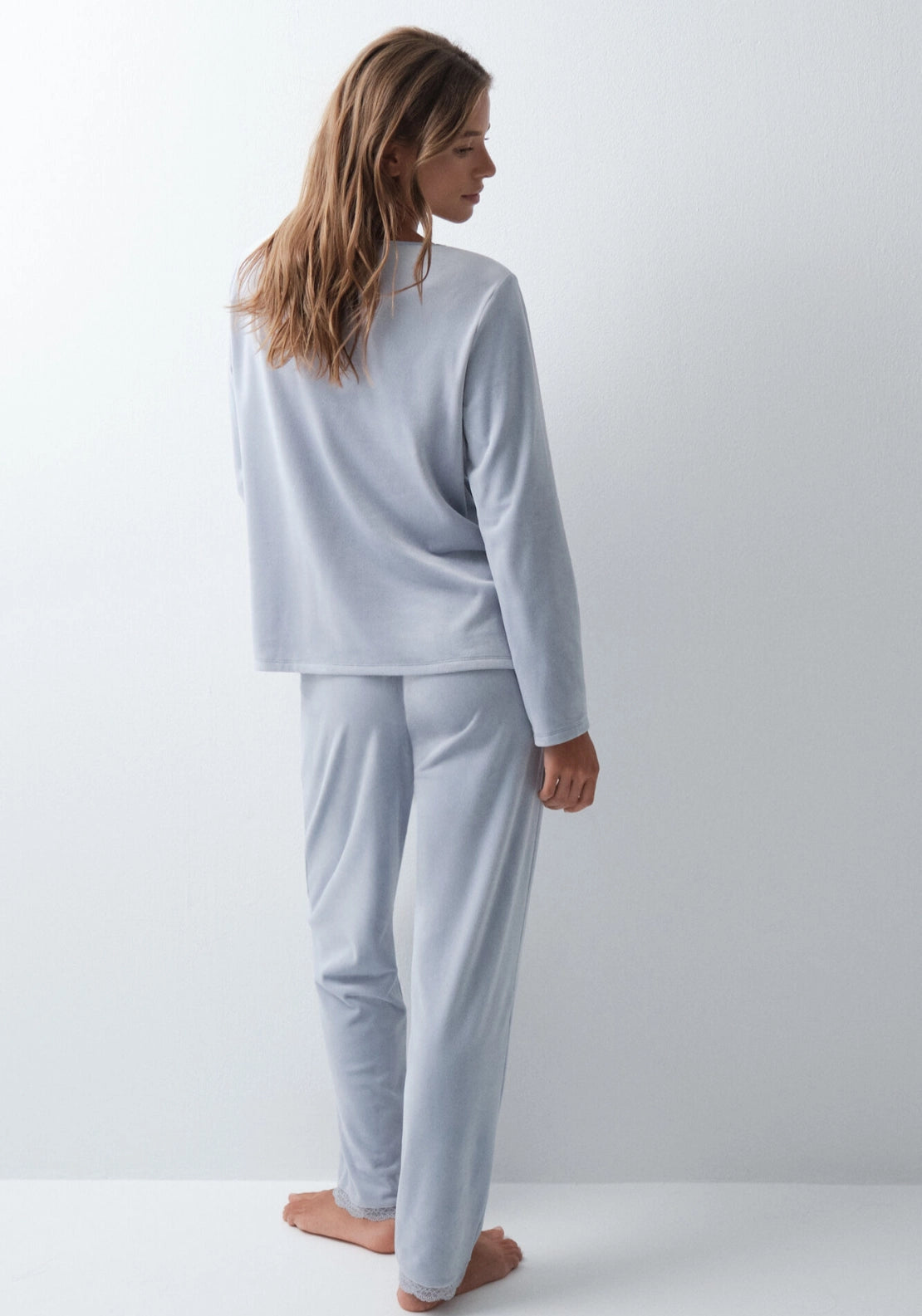 Long Pyjama Set - Blue