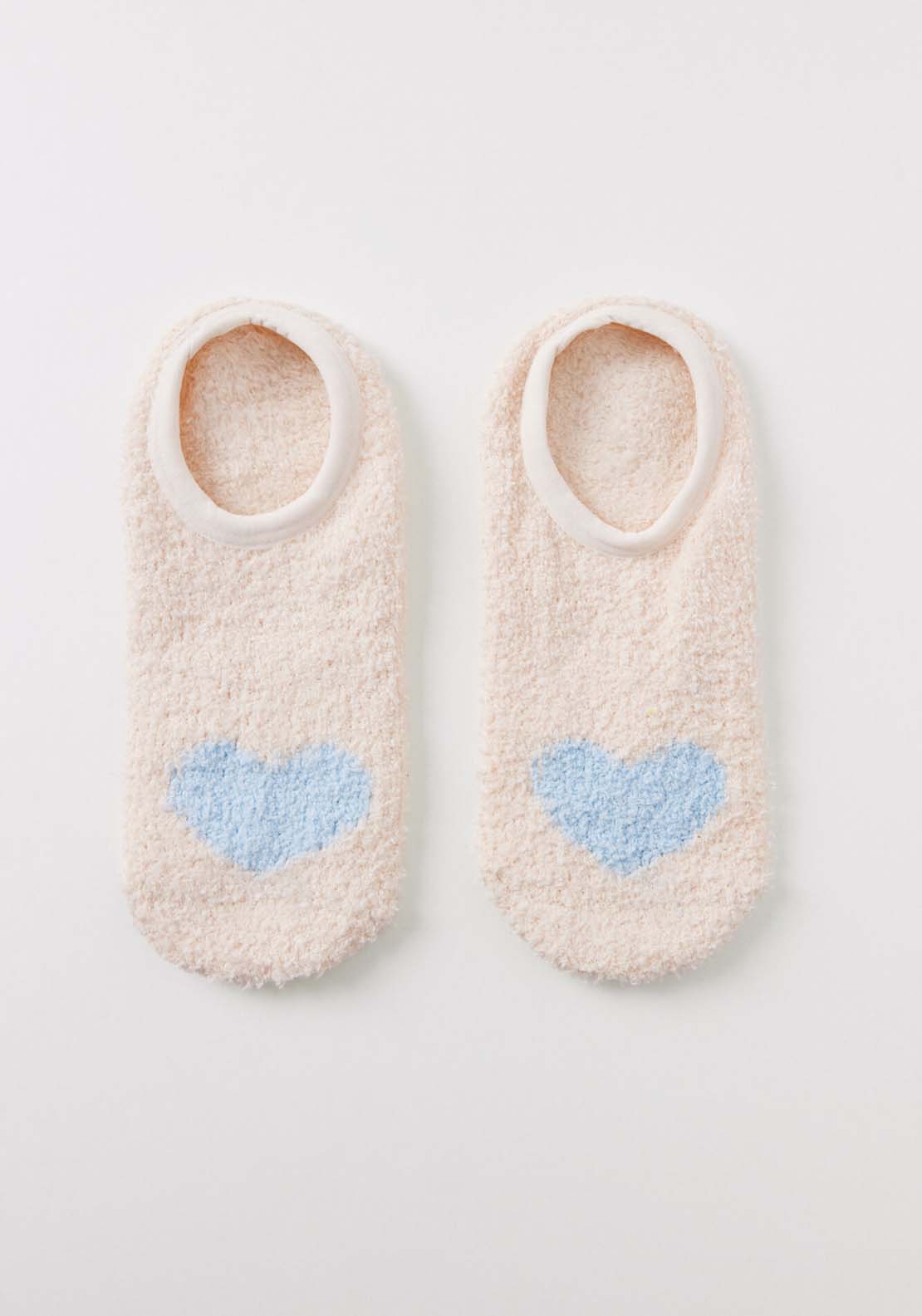 Womens Secret Invisible beige fluffy socks - Tan 1 Shaws Department Stores